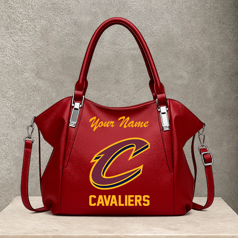 LIMITED EDITION - NEW CUSTOMIZED NBA02 CCA CLEVELAND CAVALIERS SHOULDER HANDBAG