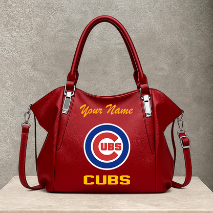 LIMITED EDITION - NEW CUSTOMIZED MLB04 CCS CHICAGO CUBS SHOULDER HANDBAG