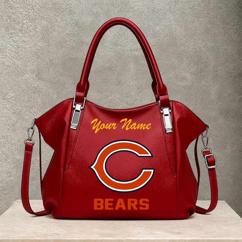 LIMITED EDITION - NEW CUSTOMIZED NFL26 CCB CHICAGO BEARS SHOULDER HANDBAG