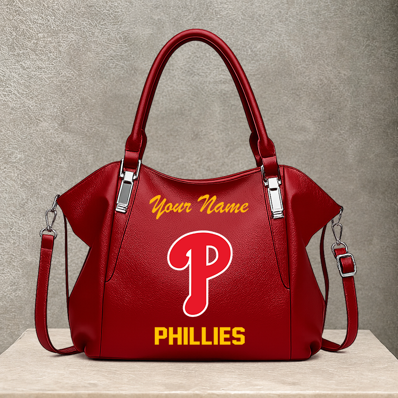 LIMITED EDITION - NEW CUSTOMIZED MLB11 PPS PHILADELPHIA PHILLIES SHOULDER HANDBAG