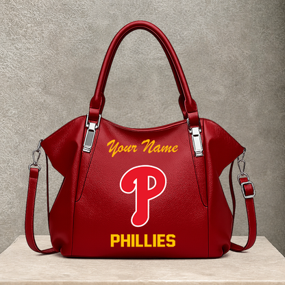 LIMITED EDITION - NEW CUSTOMIZED MLB11 PPS PHILADELPHIA PHILLIES SHOULDER HANDBAG
