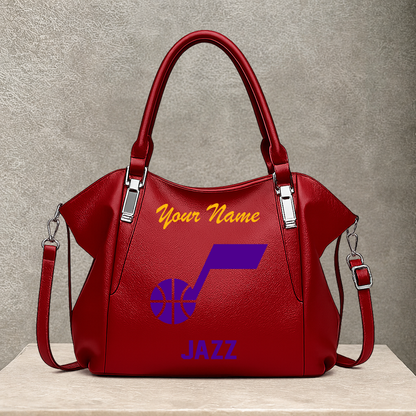 LIMITED EDITION - NEW CUSTOMIZED NBA29 UJZ UTAH JAZZ SHOULDER HANDBAG