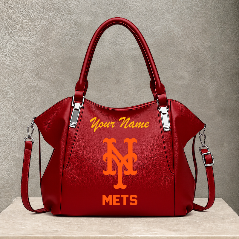 LIMITED EDITION - NEW CUSTOMIZED MLB17 NYM NEW YORK METS SHOULDER HANDBAG