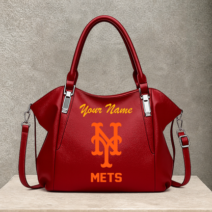 LIMITED EDITION - NEW CUSTOMIZED MLB17 NYM NEW YORK METS SHOULDER HANDBAG