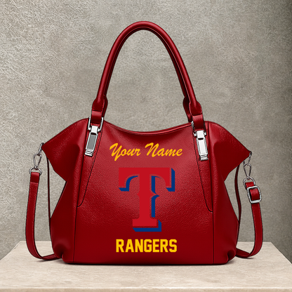 LIMITED EDITION - NEW CUSTOMIZED MLB08 TRS TEXAS RANGERS SHOULDER HANDBAG