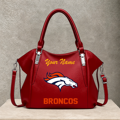 LIMITED EDITION - NEW CUSTOMIZED NFL13 DVB DENVER BRONCOS SHOULDER HANDBAG