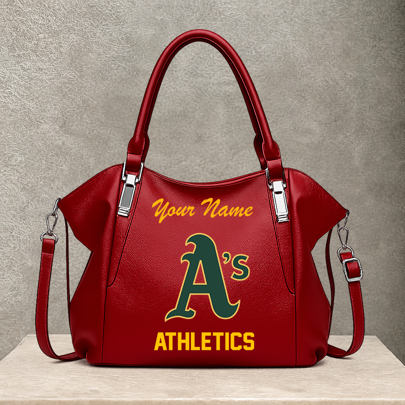 LIMITED EDITION - NEW CUSTOMIZED MLB23 OAS OAKLAND ATHLETICS SHOULDER HANDBAG