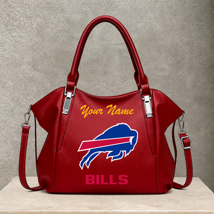 LIMITED EDITION - NEW CUSTOMIZED NFL03 BFB BUFFALO BILLS SHOULDER HANDBAG