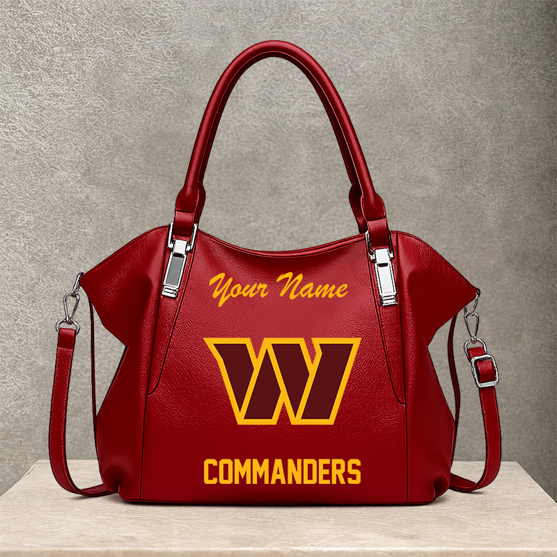 LIMITED EDITION - NEW CUSTOMIZED NFL12 WTC WASHINGTON COMMANDERS SHOULDER HANDBAG