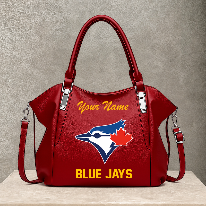 LIMITED EDITION - NEW CUSTOMIZED MLB12 TBJ TORONTO BLUE JAYS SHOULDER HANDBAG