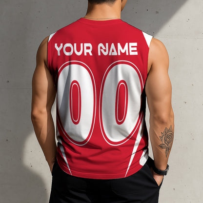 LIMITED EDITION - NEW CUSTOMIZED NHL22 DRW DETROIT RED WINGS TANK TOP & GYM SHIRT