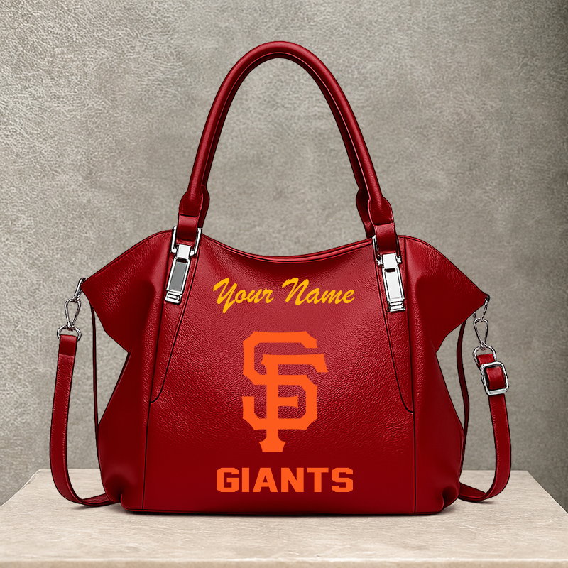 LIMITED EDITION - NEW CUSTOMIZED MLB06 SFG SAN FRANCISCO GIANTS SHOULDER HANDBAG