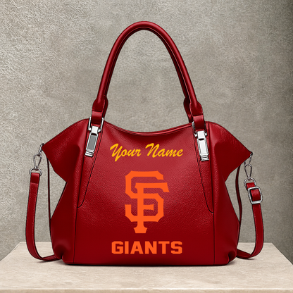 LIMITED EDITION - NEW CUSTOMIZED MLB06 SFG SAN FRANCISCO GIANTS SHOULDER HANDBAG