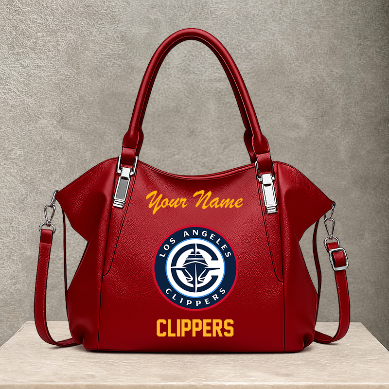 LIMITED EDITION - NEW CUSTOMIZED NBA10 LCL LOS ANGELES CLIPPERS SHOULDER HANDBAG