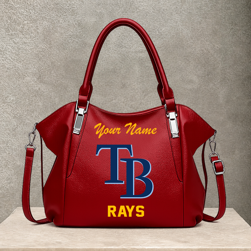LIMITED EDITION - NEW CUSTOMIZED MLB21 TBR TAMPA BAY RAYS SHOULDER HANDBAG