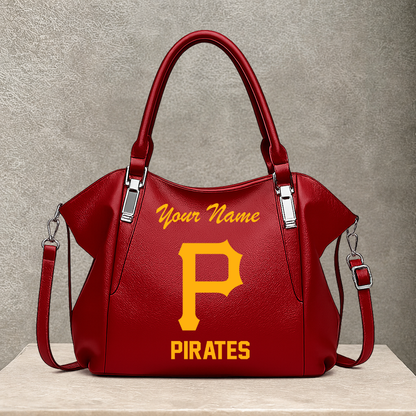 LIMITED EDITION - NEW CUSTOMIZED MLB29 PHP PITTSBURGH PIRATES SHOULDER HANDBAG
