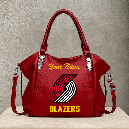 LIMITED EDITION - NEW CUSTOMIZED NBA22 PTB PORTLAND TRAIL BLAZERS SHOULDER HANDBAG