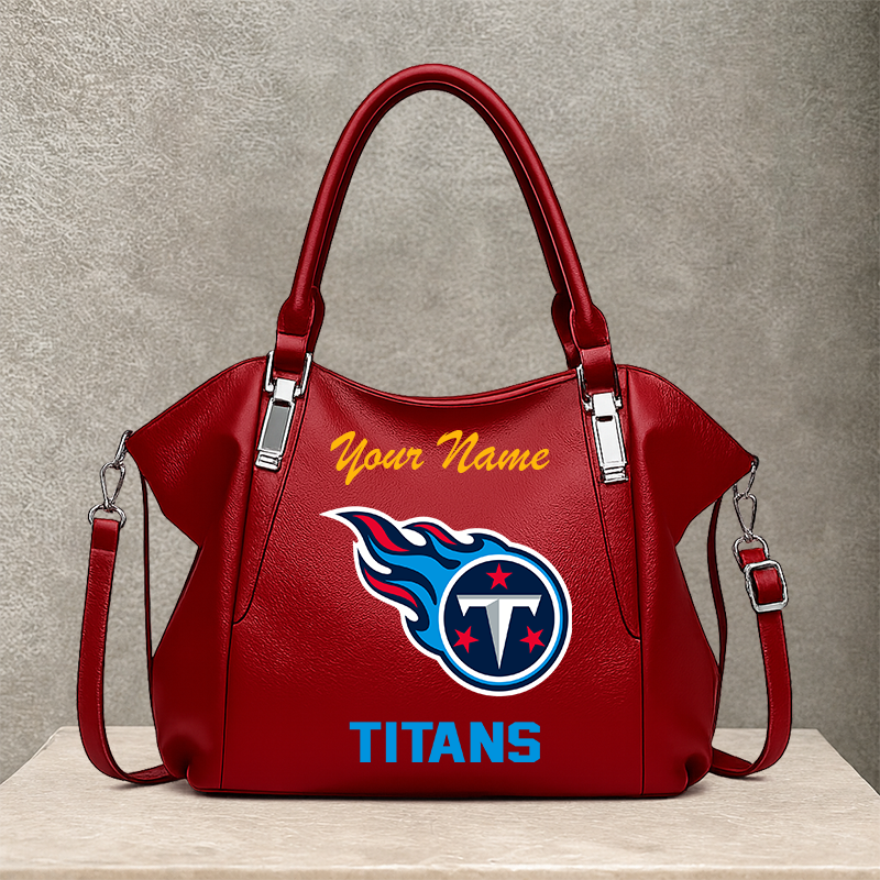 LIMITED EDITION - NEW CUSTOMIZED NFL31 TST TENNESSEE TITANS SHOULDER HANDBAG