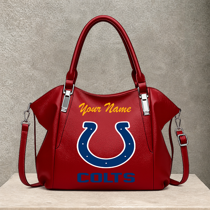 LIMITED EDITION - NEW CUSTOMIZED NFL17 IDC INDIANAPOLIS COLTS SHOULDER HANDBAG