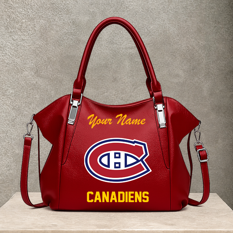 LIMITED EDITION - NEW CUSTOMIZED NHL11 MCD MONTREAL CANADIENS SHOULDER HANDBAG