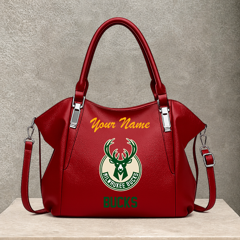 LIMITED EDITION - NEW CUSTOMIZED NBA11 MBU MILWAUKEE BUCKS SHOULDER HANDBAG