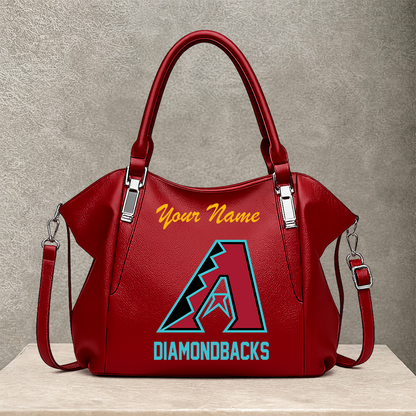 LIMITED EDITION - NEW CUSTOMIZED MLB07 ADS ARIZONA DIAMONDBACKS SHOULDER HANDBAG