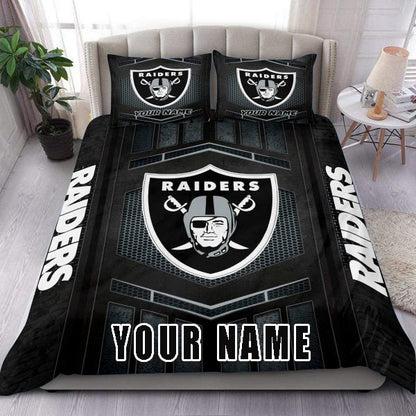 LIMITED EDITION - NEW PREMIUM NFL07 LVR LAS VEGAS RAIDERS BEDDING SET