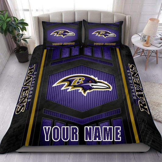 LIMITED EDITION - NEW PREMIUM NFL28 BTR BALTIMORE RAVENS BEDDING SET