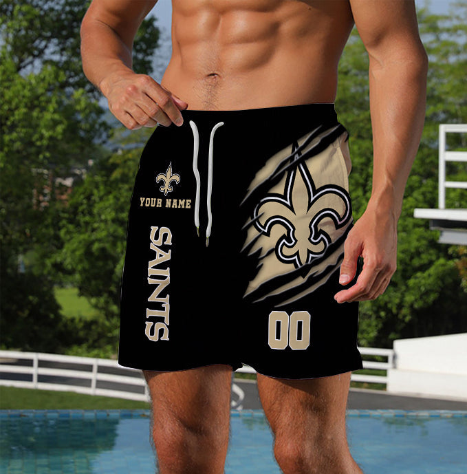 LIMITED EDITION - NEW PREMIUM NFL24 NOS NEW ORLEANS SAINTS SHORT PANTS