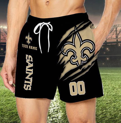 LIMITED EDITION - NEW PREMIUM NFL24 NOS NEW ORLEANS SAINTS SHORT PANTS