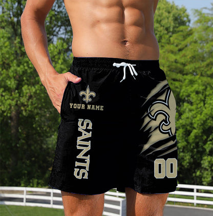 LIMITED EDITION - NEW PREMIUM NFL24 NOS NEW ORLEANS SAINTS SHORT PANTS
