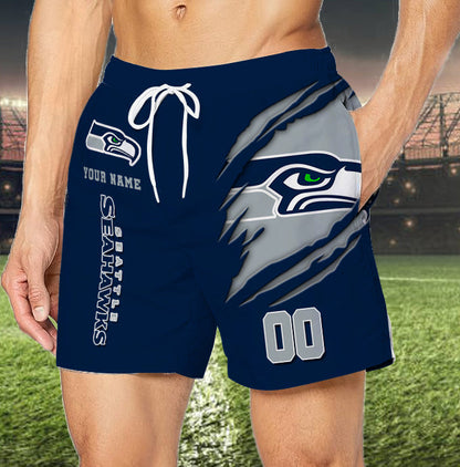LIMITED EDITION - NEW PREMIUM NFL06 SSH SEATTLE SEAHAWKS SHORT PANTS