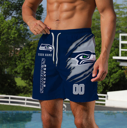 LIMITED EDITION - NEW PREMIUM NFL06 SSH SEATTLE SEAHAWKS SHORT PANTS