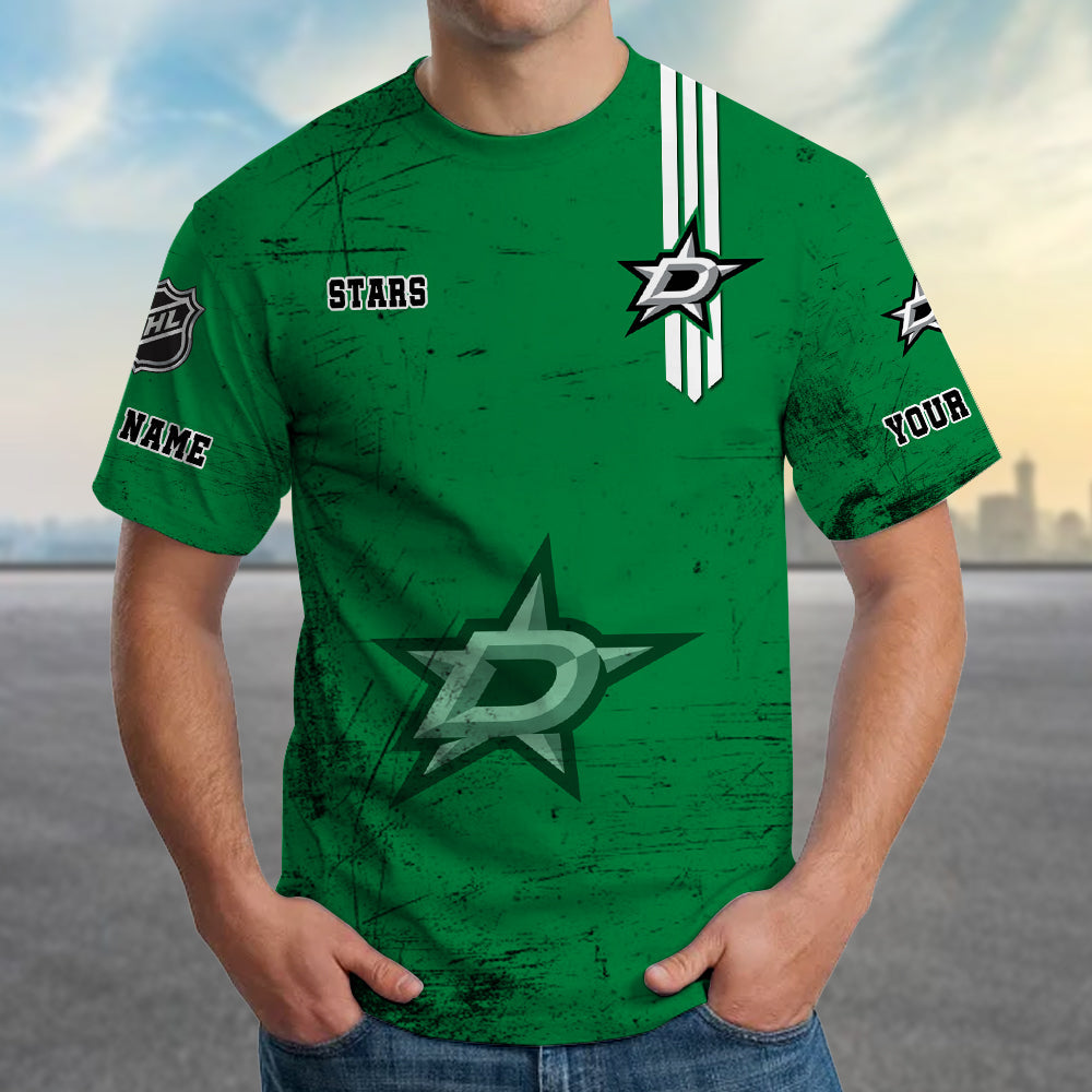 LIMITED EDITION - NEW CUSTOMIZED NHL15 DLS DALLAS STARS T-SHIRT FOR FANS