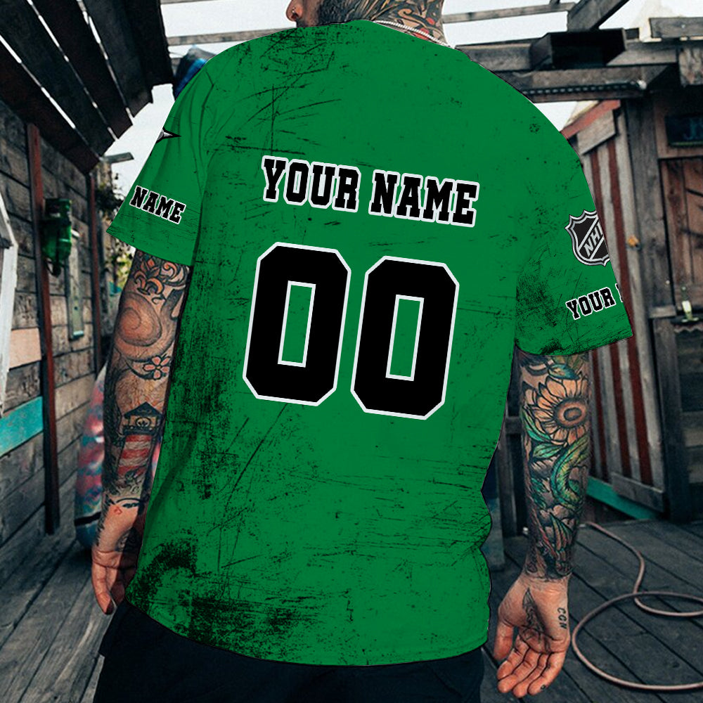 LIMITED EDITION - NEW CUSTOMIZED NHL15 DLS DALLAS STARS T-SHIRT FOR FANS
