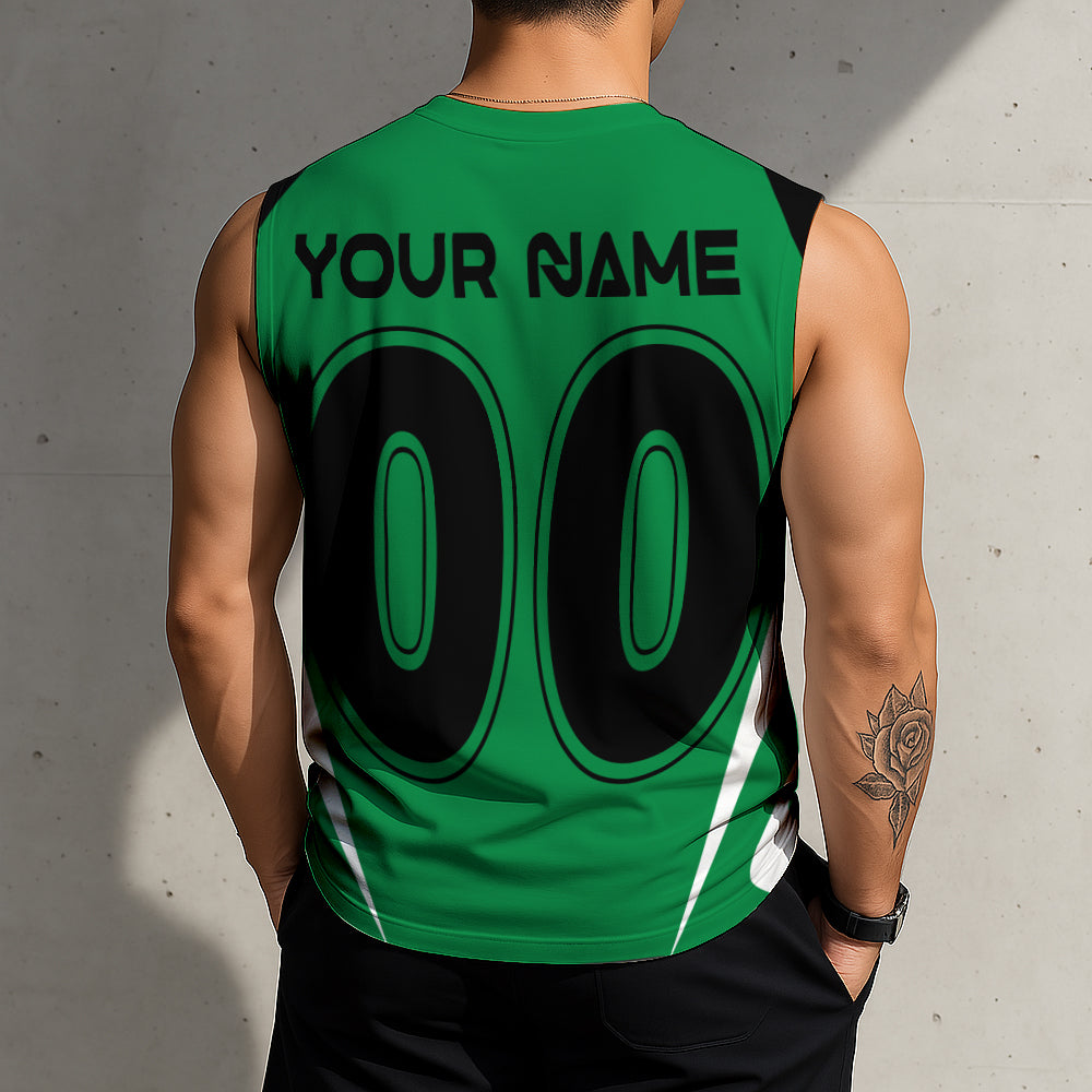 LIMITED EDITION - NEW CUSTOMIZED NHL15 DLS DALLAS STARS TANK TOP & GYM SHIRT