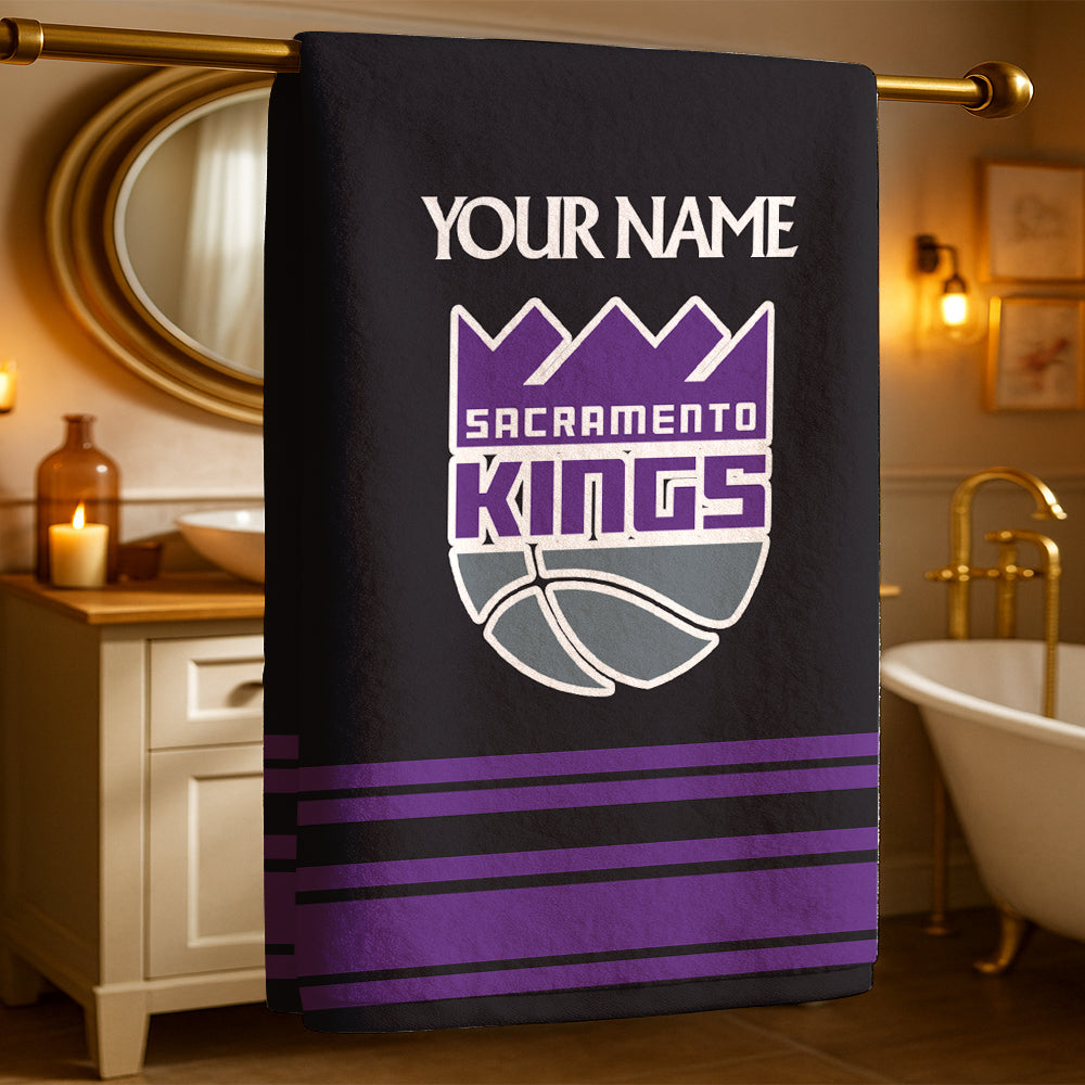 The Kings NBA Personalized Beach & Bath Towel