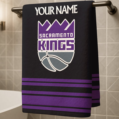 The Kings NBA Personalized Beach & Bath Towel