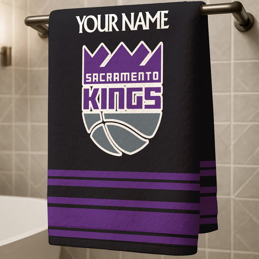 The Kings NBA Personalized Beach & Bath Towel