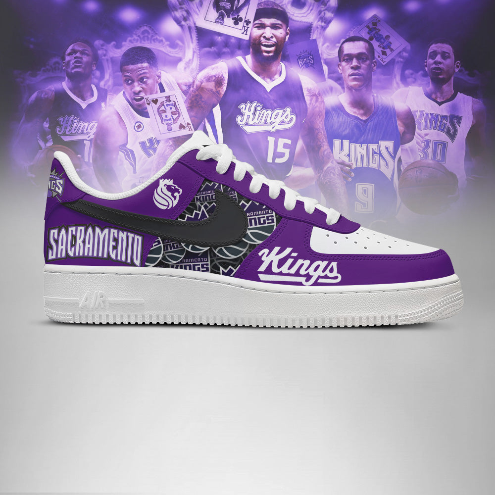 [HOT DEAL] NEW CUSTOMIZED NBA16 SKI SACRAMENTO KINGS AF1 SHOES