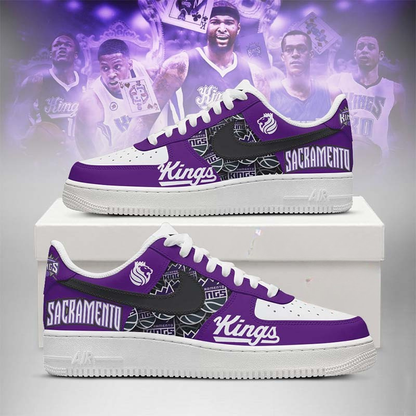 [HOT DEAL] NEW CUSTOMIZED NBA16 SKI SACRAMENTO KINGS AF1 SHOES
