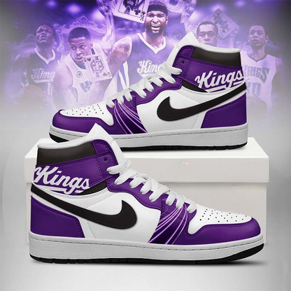 [HOT DEAL] NEW CUSTOMIZED NBA16 SKI SACRAMENTO KINGS AIR JORDAN SNEAKERS