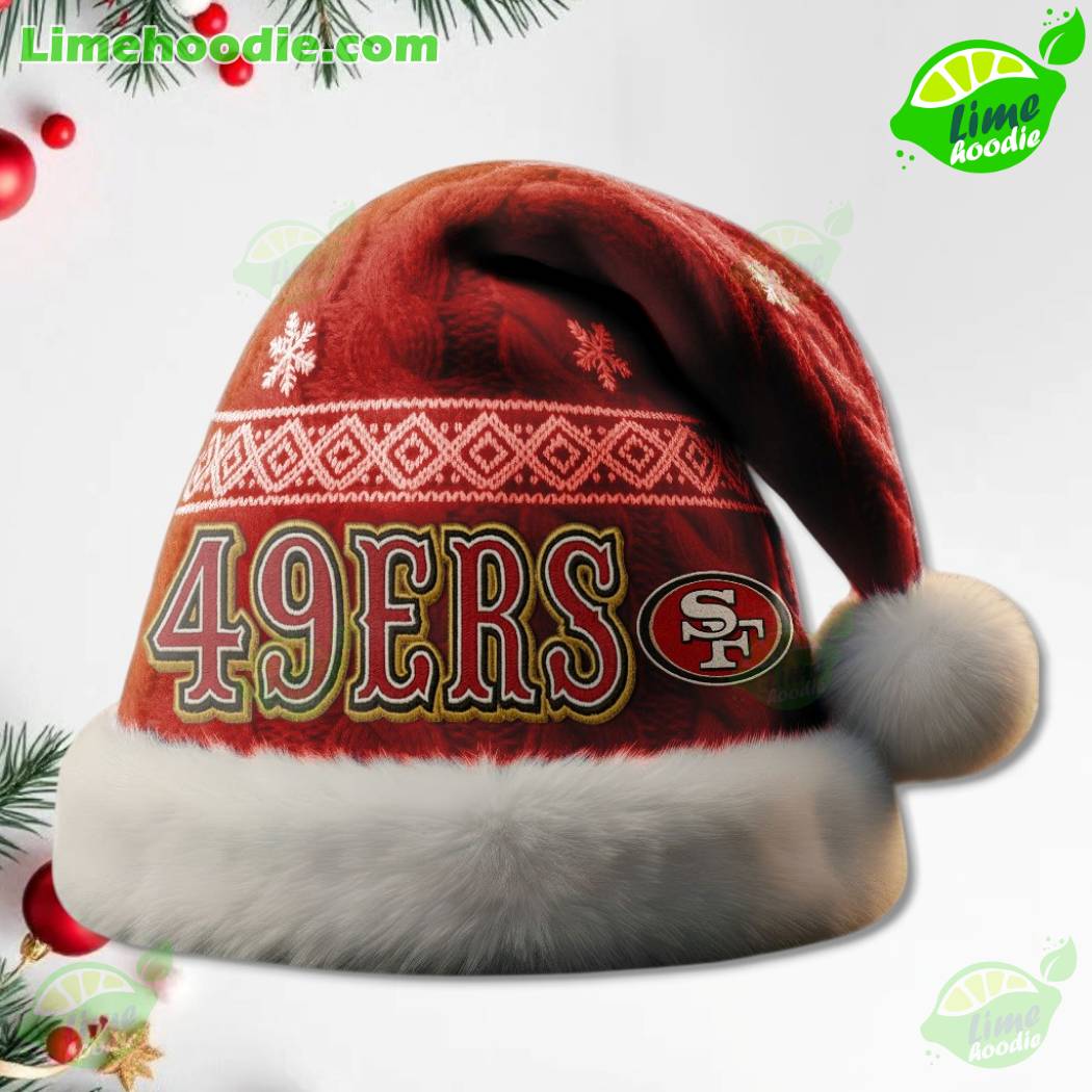 LIMITED EDITION - NEW CUSTOMIZED NFL11 SF49 SAN FRANCISCO 49ERS CHRISTMAS HAT