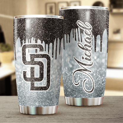 LIMITED EDITION - NEW CUSTOMIZED MLB18 SD PADRES TUMBLER CUP