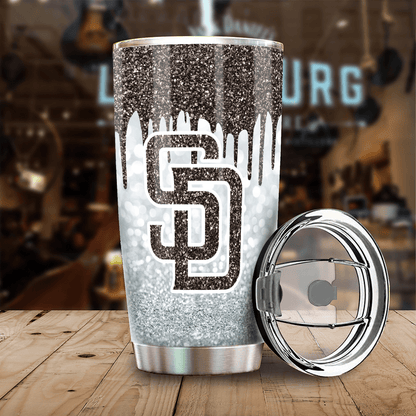 LIMITED EDITION - NEW CUSTOMIZED MLB18 SD PADRES TUMBLER CUP