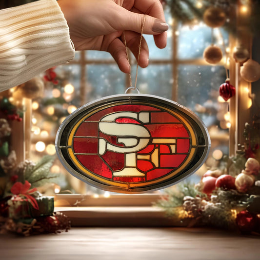 LIMITED EDITION - NEW CUSTOMIZED NFL11 SF49 SAN FRANCISCO 49ERS ACRYLIC ORNAMENT