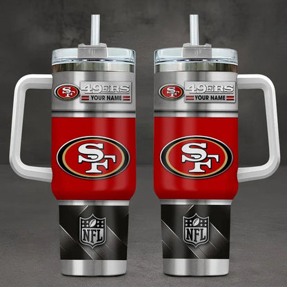 LIMITED EDITION - NEW CUSTOMIZED NFL11 SF49 SAN FRANCISCO 49ERS TUMBLER CUP