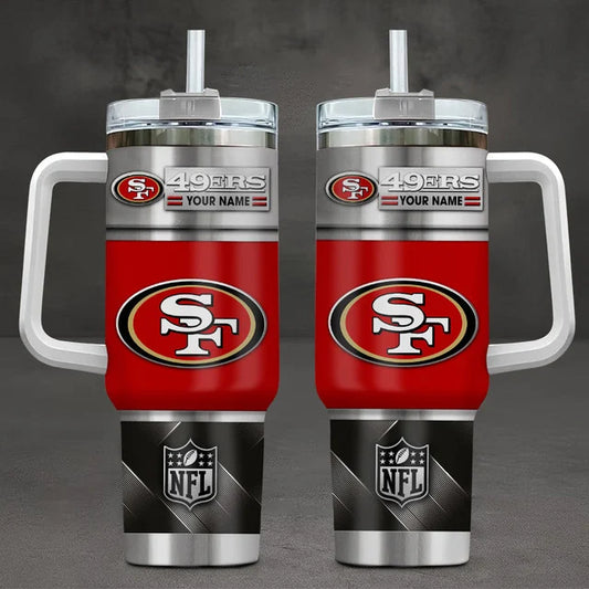 LIMITED EDITION - NEW CUSTOMIZED NFL11 SF49 SAN FRANCISCO 49ERS TUMBLER CUP