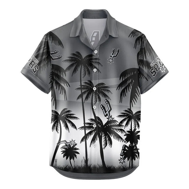 LIMITED EDITION - NEW CUSTOMIZED NBA23 SAS SAN ANTONIO SPURS UNISEX HAWAIIAN SHIRT & SHORTS SET
