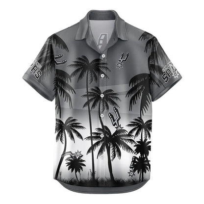 LIMITED EDITION - NEW CUSTOMIZED NBA23 SAS SAN ANTONIO SPURS UNISEX HAWAIIAN SHIRT & SHORTS SET